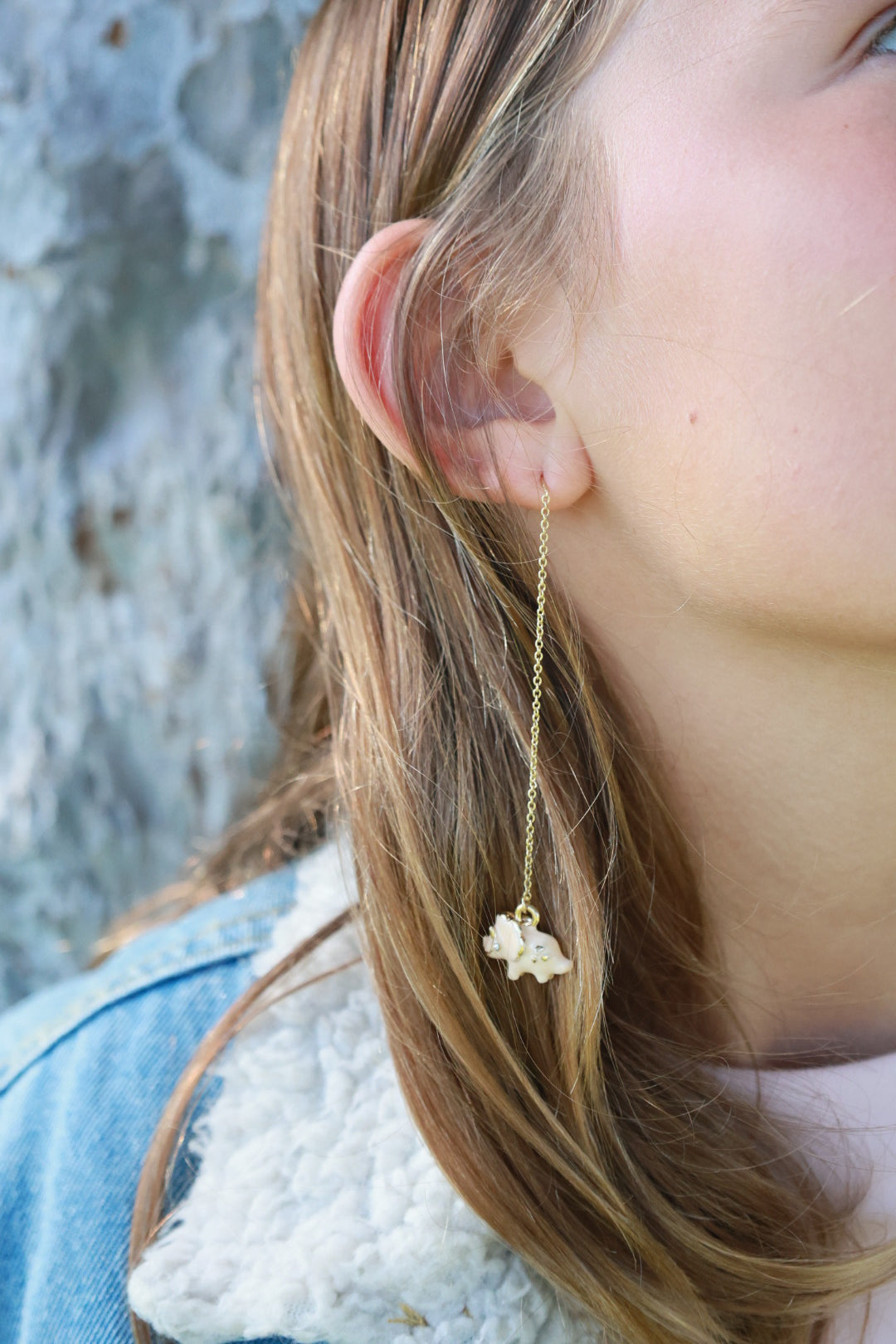 Cute dino earrings