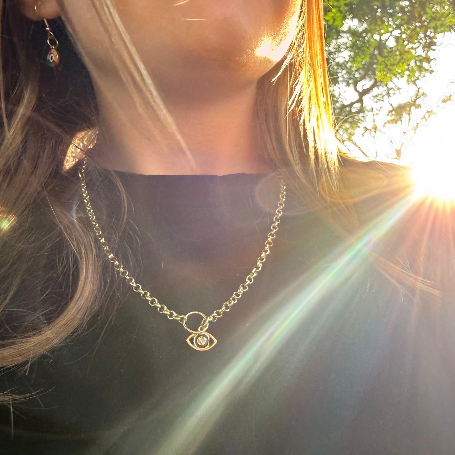 eye necklace