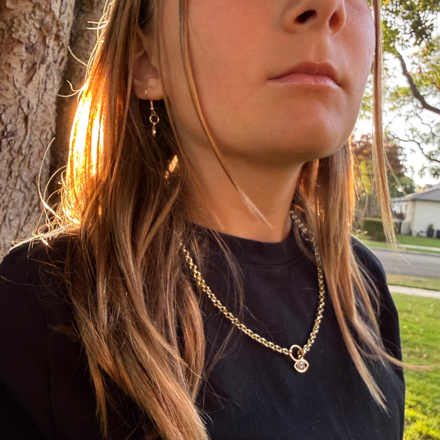 eye necklace